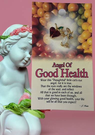 Angel Of Good Health Angel Pin